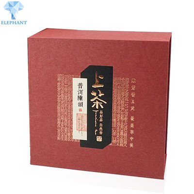 Custom Printing Luxury Red ExquisitE Craft Gift Cardboard Carton Tea Packaging Corrugated Mailer Boxes