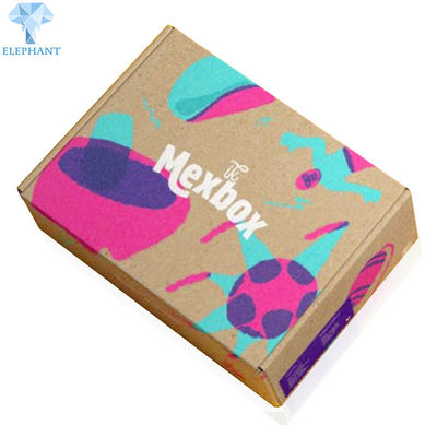 Hình vuông Giấy nghệ thuật C2S Hộp vận chuyển sóng CMYK Gấp